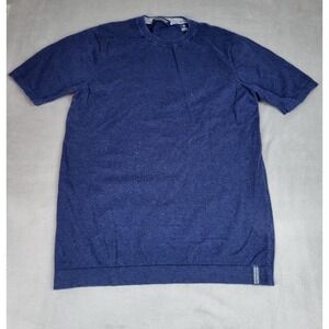 Scotch‎ Soda Amsterdam Merino Wool Shirt Mens Medium Blue Lightweight Academia